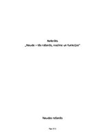 Referāts 'Nauda, tās rašanās un nozīme mūsdienās', 1.