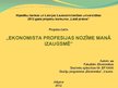 Eseja 'Ekonomista profesijas nozīme manā izaugsmē', 7.