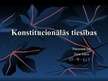 Prezentācija 'Konstitucionālās tiesības', 1.