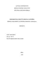 Referāts 'Demokrātijas deficīts Eiropas Savienībā', 1.