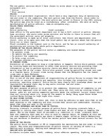 Eseja 'Roles and Responsibilities of Public Services', 1.