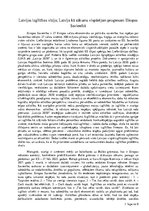 Eseja 'Latvijas izglītības vīzija', 1.