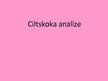 Prezentācija 'Ciltskoka analīze', 1.