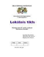 Konspekts 'Lokālais tīkls', 1.