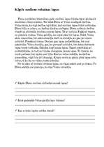 Konspekts 'Darba lapu krājums latviešu valodā sākumskolai', 13.