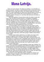 Eseja 'Mana Latvija', 1.