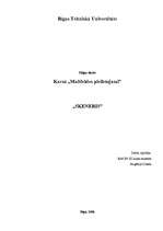 Konspekts 'Skeneris', 1.