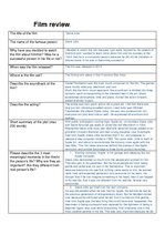 Konspekts 'Film Review', 1.