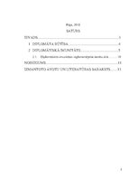 Referāts 'Diplomātiskā imunitāte', 2.