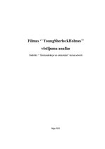 Eseja 'Filmas "Young Sherlock Holmes" vēstījuma analīze', 1.