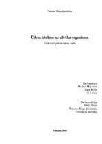 Referāts 'Ūdens ietekme uz cilvēka organismu', 1.