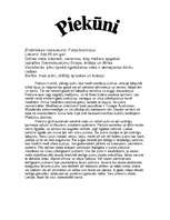 Referāts 'Piekūns', 1.