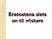 Prezentācija 'Eratostena siets un tā vēsture', 1.