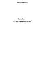 Referāts 'Cilvēku savstarpējā saskarsme', 1.