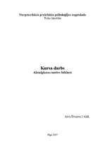 Referāts 'Annas Sakses grāmatas "Zāles stiebrs" analīze', 1.