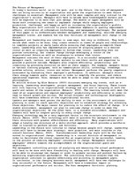 Eseja 'The Future of Management', 1.