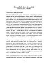 Konspekts 'Eiropas Savienības ekonomiskā un monetārā politika', 2.