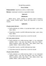 Konspekts 'Nodarbību apraksti dažāda vecuma bērniem', 1.