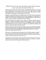 Eseja 'E-Books and Paper Books Compared', 1.