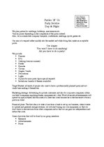 Biznesa plāns 'Party 'R' us - Marketing Plan', 18.