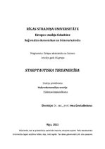 Eseja 'Starptautiskā tirdzniecība, valsts maksājumu bilance', 1.