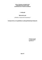 Referāts 'Latvijas tēls un tā izplatīšanas mediji globalizācijas laikmetā', 1.