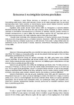 Referāts 'Botsvanas sešas nozīmīgākās tūrisma pievilcības', 1.