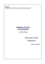 Biznesa plāns 'Sociālais tūrisms', 2.