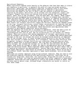 Eseja 'Agricultural Chemistry: A Look into the Mechanics of Fertilizers, Pesticides and', 1.