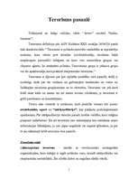 Konspekts 'Terorisms', 1.