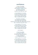 Eseja '"Sum41pieces" dzejolis', 1.