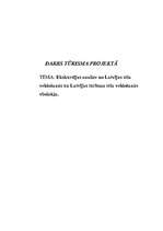 Referāts 'Ekskursijas analīze no Latvijas tūrisma tēla veidošanās viedokļa', 1.