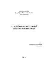 Paraugs 'Trešais praktiskais darbs klimatoloģijā', 1.