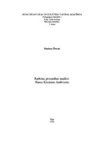Eseja 'Radošas personības analīze. Hanss Kristians Andersens', 1.