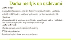 Referāts 'Labākās organiskās izejvielas un temperatūras režīma noteikšana biogāzes iegūšan', 30.