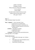 Referāts 'Lasīšanas stundas plāns 2.klasei', 1.