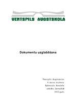 Referāts 'Dokumentu uzglabāšana', 1.