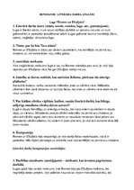 Eseja 'Renesanse - literāra darba analīze. Luga “Romeo un Džuljeta”', 1.