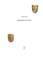 Referāts 'Sengrieķu literatūra un teātris', 1.