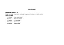 Konspekts 'Integrētā rotaļnodarbība pirmsskolā', 1.