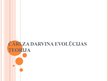 Prezentācija 'Čārlza Darvina evolūcijas teorija', 1.