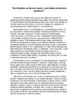 Eseja 'Šarls Boldērs un Henriks Ibsens, simbolisms', 1.