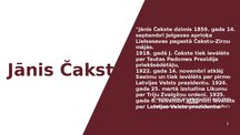 Prezentācija 'Čakste', 3.