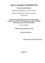 Konspekts 'Virzība komunikācijas kontekstā. Mārketinga komunikāciju īpatnības', 1.