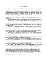 Eseja 'St.Peter's Church', 1.