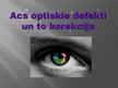 Prezentācija 'Acs uzbūve un redzes problēmas', 3.