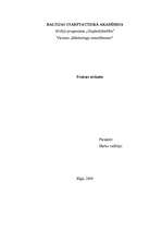 Prakses atskaite 'Prakses atskaite mārketingā. Skaistumkopšanas salons', 1.