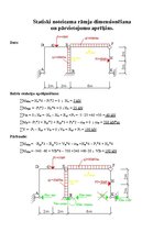 Paraugs 'Statiski noteicama rāmja dimensionēšana un pārvietojumu aprēķins', 1.
