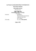 Referāts 'Nodarbinātība Latvijā', 1.