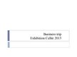 Prezentācija 'Business trip Exhibition CeBit', 1.